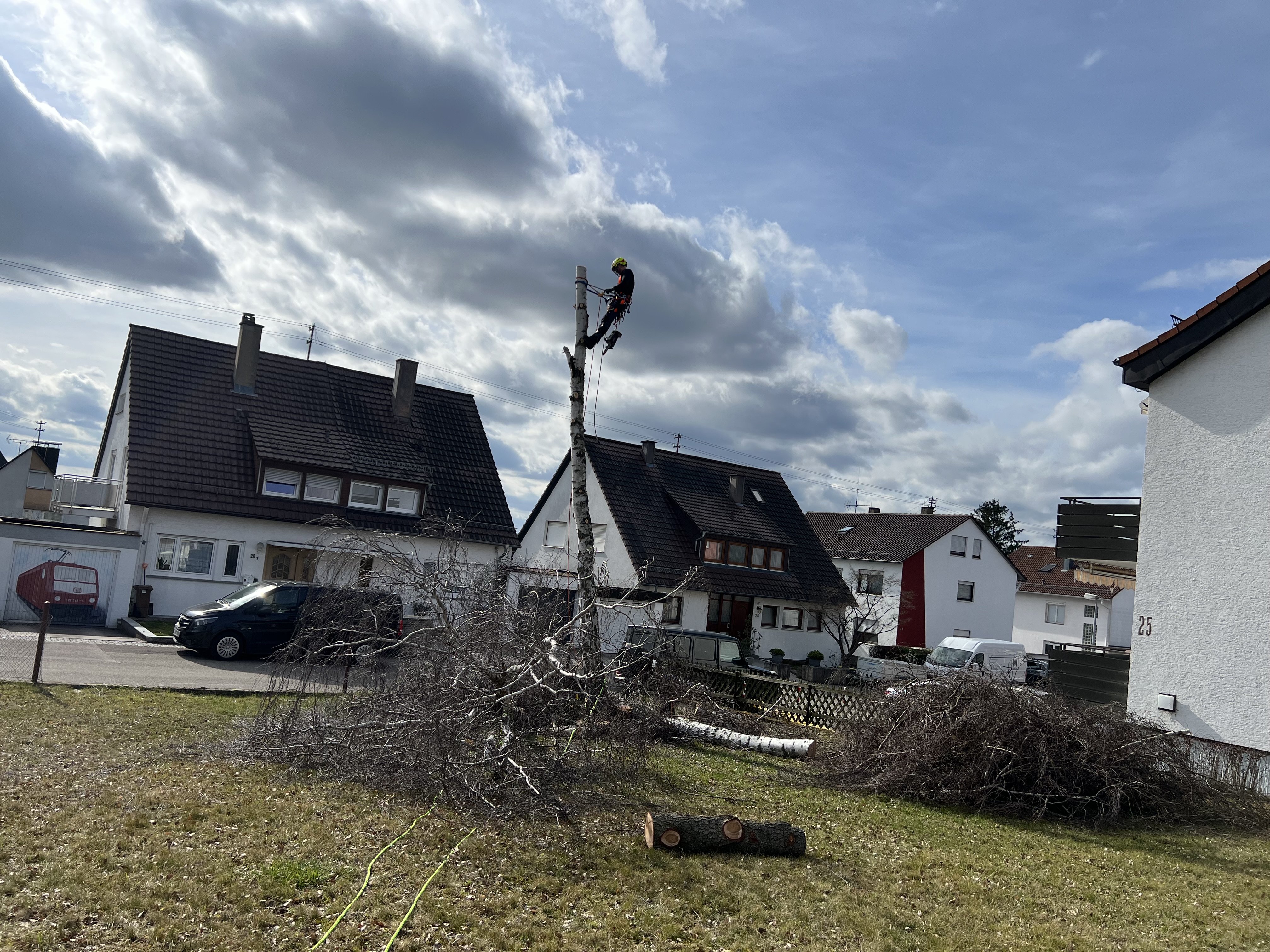 Beispiel Rasenmähen und Mulchen