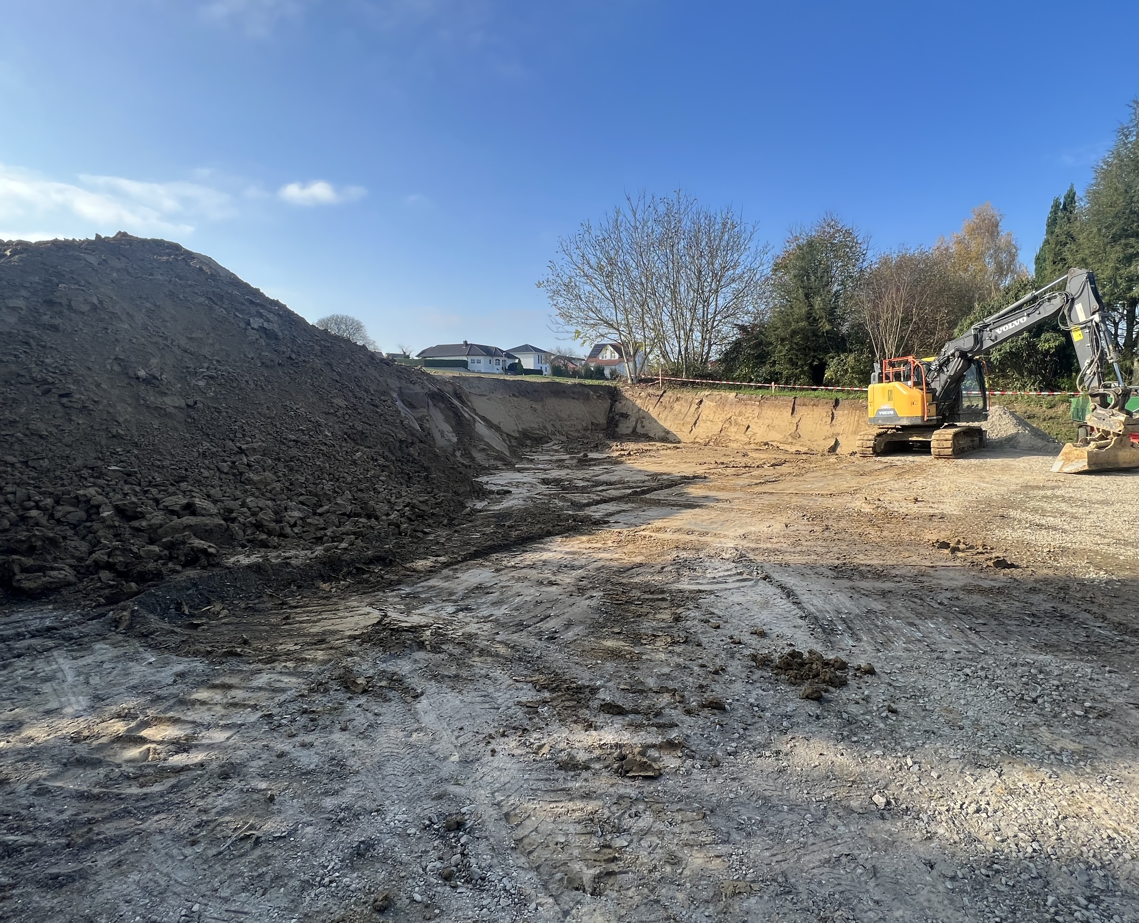 Präzise Baggerarbeiten